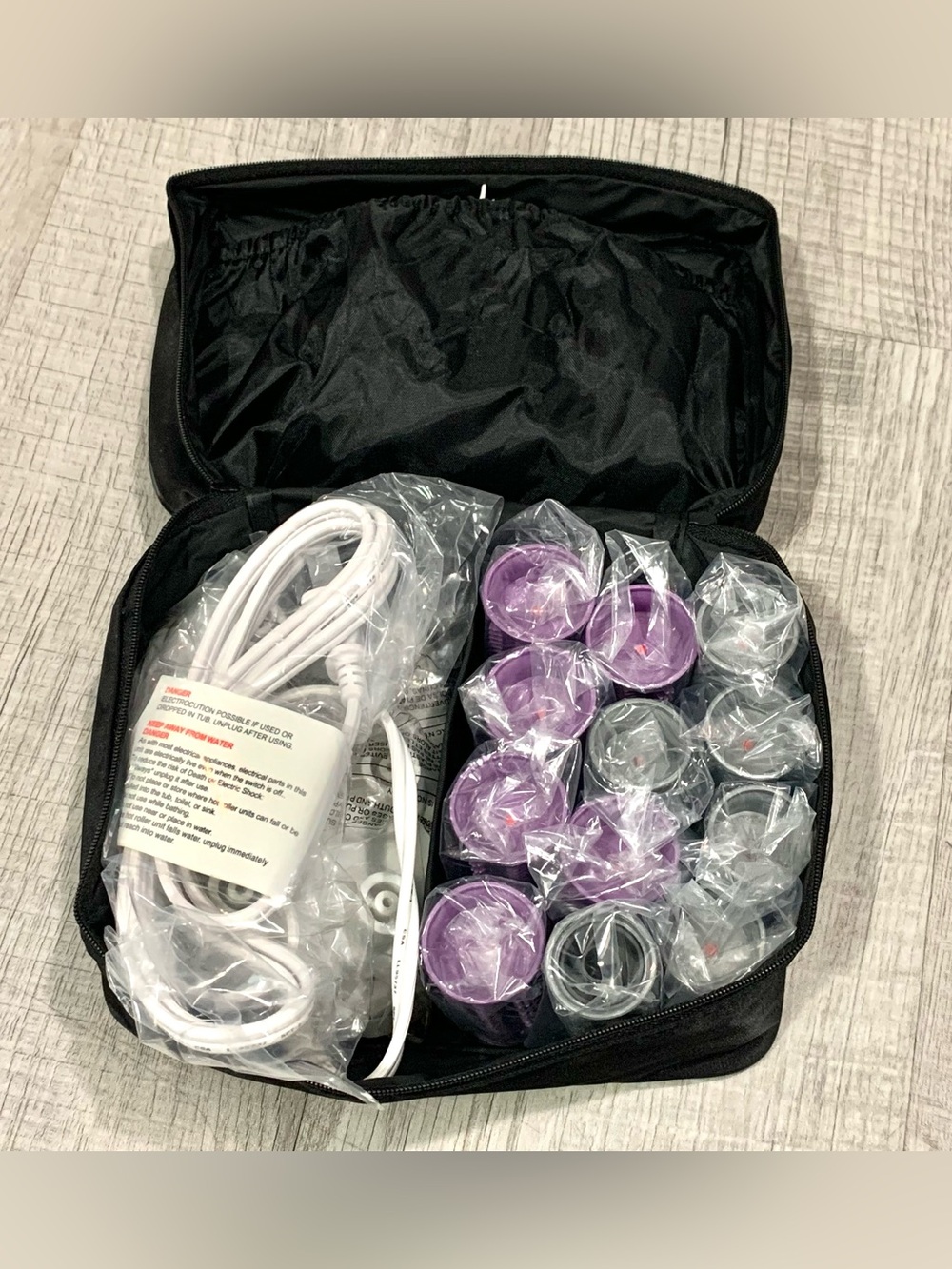 NWOB Calista Tools Ion Hot Heating Rollers Set Short Style Set Add Body Wave Cur